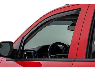 Rough Country In Channel Rain Guard Side Window Deflectors; Front and Rear (14-18 Sierra 1500 Crew Cab)