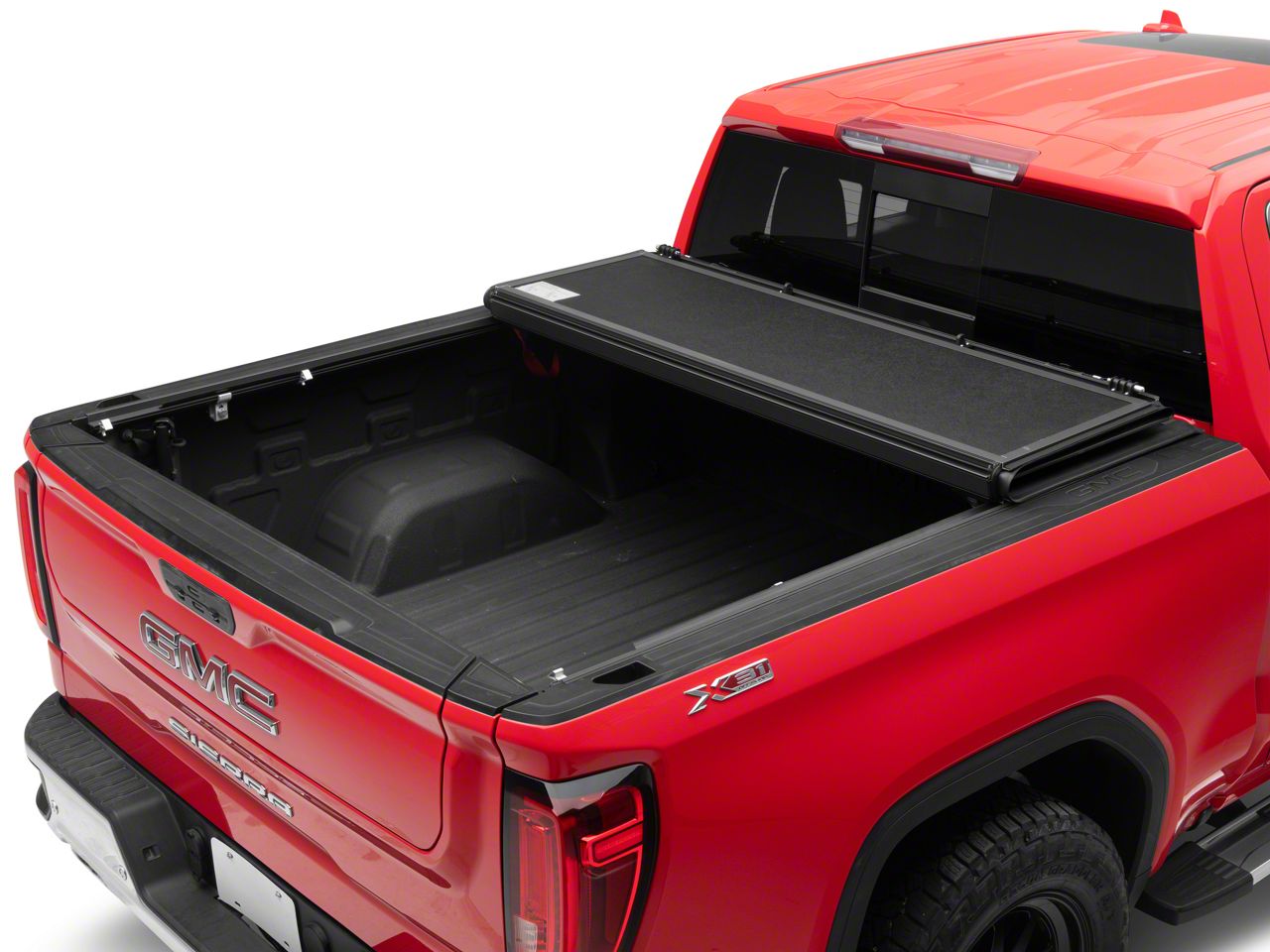 Rough Country Sierra 1500 Hard Low Profile Tri-Fold Tonneau Cover ...