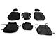 Rough Country Neoprene Front and Rear Seat Covers; Black (19-25 Sierra 1500 Crew Cab w/ Rear Seat Storage)