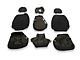 Rough Country Neoprene Front and Rear Seat Covers; Black (19-25 Sierra 1500 Crew Cab w/o Rear Seat Storage or Cup Holder)