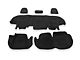 Rough Country Neoprene Front and Rear Seat Covers; Black (19-25 Sierra 1500 Crew Cab w/o Rear Seat Storage or Cup Holder)