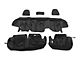 Rough Country Neoprene Front and Rear Seat Covers; Black (19-25 Sierra 1500 Crew Cab w/o Rear Seat Storage or Cup Holder)