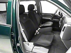 Rough Country Neoprene Front Seat Covers; Black (14-18 Sierra 1500 w/ Bucket Seats)