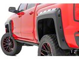 Rough Country Pocket Fender Flares; Flat Black (14-18 Sierra 1500 w/ 6.50-Foot Standard & 8-Foot Long Box)