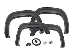 Rough Country Pocket Fender Flares; Flat Black (07-13 Sierra 1500 w/ 6.50-Foot Standard & 8-Foot Long Box)