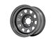 Rough Country Steel Gray 6-Lug Wheel; 17x9; -12mm Offset (99-06 Sierra 1500)