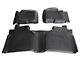 Rough Country Sure-Fit Front and Rear Floor Mats; Black (19-25 Sierra 1500 Crew Cab)