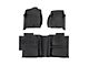 Rough Country Sure-Fit Front and Rear Floor Mats; Black (99-06 Sierra 1500 w/ Automatic Transmission)