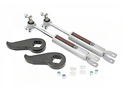 Rough Country 1.50 to 2-Inch Leveling Torsion Bar Keys with Premium N3 Shocks (20-24 4WD Sierra 2500 HD w/o MagneRide)