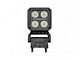 Rough Country 2-Inch Square LED Lights with Swivel Mounts; Flood Beam (Universal; Some Adaptation May Be Required)