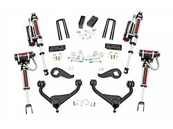 Rough Country 3-Inch Bolt-On Upper Control Arm Suspension Lift Kit with Vertex Reservoir Shocks (20-24 Sierra 2500 HD w/o Rear Overload Springs & MagneRide)