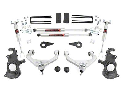 Rough Country 3.50-Inch Knuckle Suspension Lift Kit with M1 Monotube Shocks (11-19 Sierra 2500 HD w/ Factory Overload Springs & w/o MagneRide)