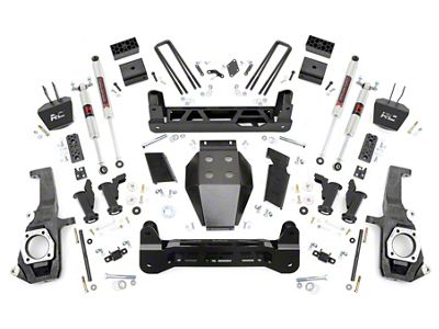 Rough Country 5-Inch Torsion Drop Suspension Lift Kit with M1 Monotube Shocks (11-19 Sierra 2500 HD)