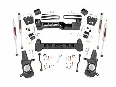 Rough Country 6-Inch Suspension Lift Kit with M1 Monotube Shocks (07-10 2WD Sierra 2500 HD)