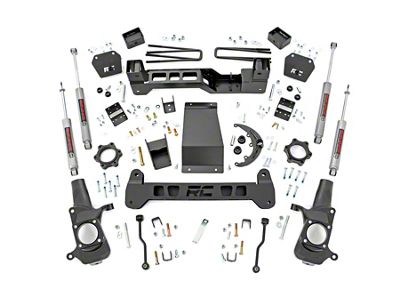 Rough Country 6-Inch Suspension Lift Kit with Premium N3 Shocks (01-04 4WD Sierra 2500 HD)