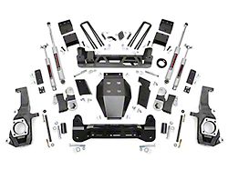 Rough Country 7.50-Inch NTD Suspension Lift Kit with Premium N3 Shocks (11-19 Sierra 2500 HD SRW, Excluding Denali)