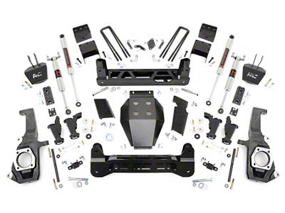 Rough Country 7.50-Inch Torsion Drop Suspension Lift Kit with M1 Monotube Shocks (11-19 Sierra 2500 HD)