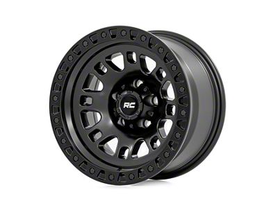 Rough Country 82 Series Semi Gloss Black 8-Lug Wheel; 18x9; -12mm Offset (07-10 Sierra 2500 HD)
