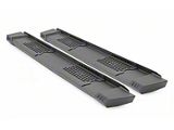 Rough Country HD2 Running Boards; Black (20-24 Sierra 2500 HD Crew Cab)