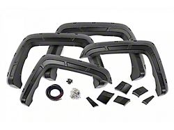 Rough Country Defender Fender Flares; Flat Black (15-19 Sierra 2500 HD)