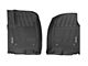 Rough Country Flex-Fit Front Floor Mats; Black (20-25 Sierra 2500 HD w/ Bucket Seats)