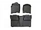 Rough Country Heavy Duty Front and Rear Floor Mats; Black (07-14 Sierra 2500 HD Crew Cab)