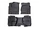 Rough Country Heavy Duty Front and Rear Floor Mats; Black (15-19 Sierra 2500 HD Double Cab)