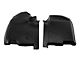 Rough Country Heavy Duty Front and Rear Floor Mats; Black (20-24 Sierra 2500 HD Crew Cab w/ Front Bucket Seats & Under Seat Storage)