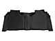 Rough Country Heavy Duty Front and Rear Floor Mats; Black (20-24 Sierra 2500 HD Crew Cab w/ Front Bench Seat)