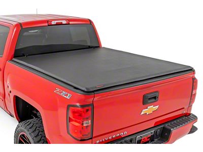 Rough Country Soft Roll Up Tonneau Cover (15-19 Sierra 2500 HD w/ 6.50-Foot Standard Box)