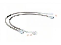 Rough Country Front Extended Stainless Steel Brake Lines for 5 to 7.50-Inch Lift (11-19 Sierra 3500 HD)