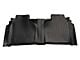 Rough Country Heavy Duty Front and Rear Floor Mats; Black (20-25 Sierra 3500 HD Crew Cab w/ Front Bench Seat)