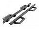 Rough Country SR2 Adjustable Aluminum Side Step Bars; Textured Black (20-24 Sierra 3500 HD SRW Crew Cab)
