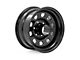 Rough Country Steel Gloss Black 8-Lug Wheel; 17x9; -12mm Offset (07-10 Sierra 3500 HD SRW)