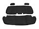 Rough Country Neoprene Rear Seat Covers; Black (99-06 Silverado 1500 Extended Cab)