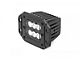 Rough Country 2-Inch Black Series Flush Mount LED Cube Lights; Flood Beam (Universal; Some Adaptation May Be Required)