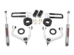 Rough Country 3.50-Inch Forged Upper Control Arm Suspension Lift Kit with Strut Spacers and Premium N3 Shocks (19-24 4.3L, 5.3L, 6.2L Silverado 1500 w/ Rear Multi-Leaf Pack Springs, Excluding Trail Boss & ZR2)