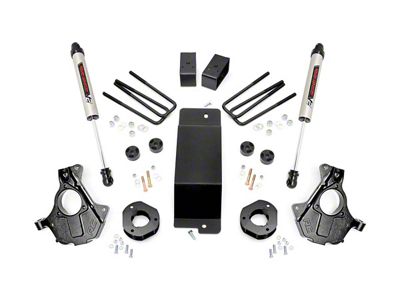 Rough Country 3.50-Inch Knuckle Suspension Lift Kit with V2 Monotube Shocks (07-13 4WD Silverado 1500)