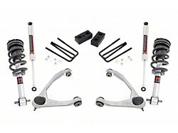 Rough Country 3.50-Inch Suspension Lift Kit with Upper Control Arms and M1 Monotube Shocks (07-16 2WD Silverado 1500)