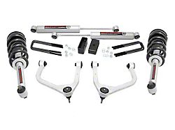 Rough Country 3.50-Inch Forged Upper Control Arm Suspension Lift Kit with N3 Struts and Premium N3 Shocks (19-25 4.3L, 5.3L, 6.2L Silverado 1500 w/ Rear Multi-Leaf Pack Springs, Excluding Trail Boss & ZR2)