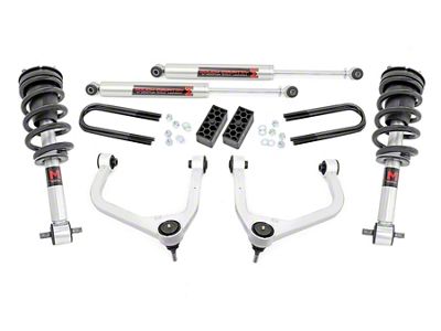 Rough Country 3.50-Inch Suspension Lift Kit with M1 Struts and Shocks (2025 Silverado 1500 w/o Adaptive Ride Control, Excluding Trail Boss & ZR2)