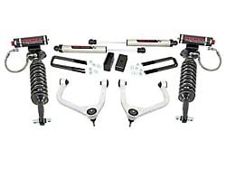 Rough Country 3.50-Inch Forged Upper Control Arm Suspension Lift Kit with Vertex Adjustable Coil-Overs and V2 Monotube Shocks (19-25 4.3L, 5.3L, 6.2L Silverado 1500 w/ Rear Multi-Leaf Pack Springs, Excluding Trail Boss & ZR2)