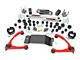 Rough Country 4.75-Inch Suspension and Body Lift Kit; Red (07-13 4WD Silverado 1500)