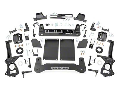 Rough Country 6-Inch Suspension Lift Kit (21-24 3.0L Duramaxi Silverado 1500 High Country w/ Adaptive Ride Control)