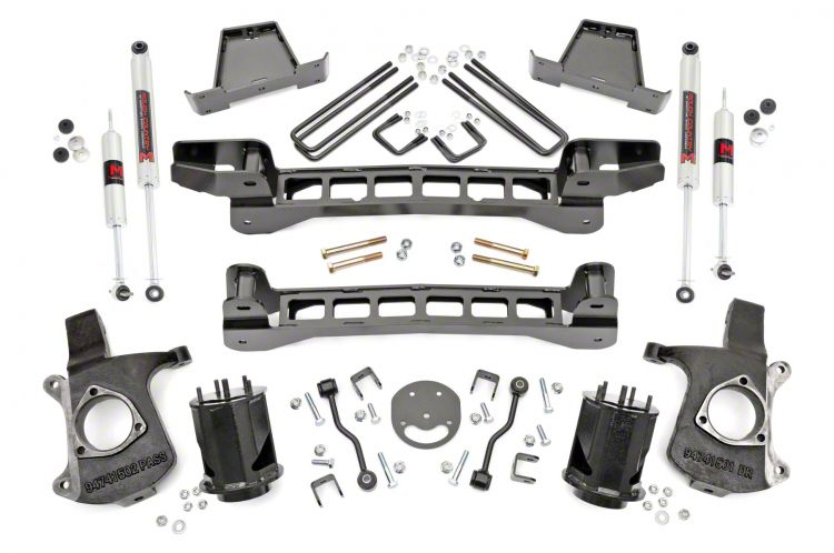 Rough Country Silverado 1500 6-Inch Suspension Lift Kit with M1 ...