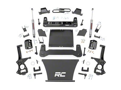 Rough Country 6-Inch Suspension Lift Kit with Premium N3 Shocks (2025 4WD V8 Silverado 1500, Excluding Trail Boss & ZR2)