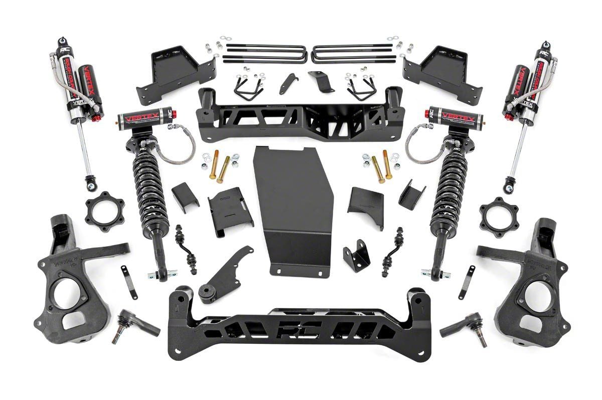 Rough Country Silverado In Knuckle Suspension Lift Kit W Vertex Adjustable Coil Overs