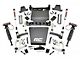 Rough Country 7-Inch Suspension Lift Kit with Vertex Coil-Overs and V2 Monotube Shocks (16-18 4WD Silverado 1500 w/ Stock Stamped Steel Control Arms)