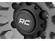 Rough Country 87 Series Simulated Beadlock Gray and Black 6-Lug Wheel; 17x8.5; 0mm Offset (14-18 Silverado 1500)