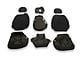 Rough Country Neoprene Front and Rear Seat Covers; Black (19-24 Silverado 1500 Crew Cab w/o Rear Seat Storage or Cup Holder)